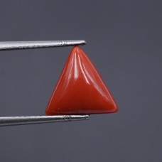 Natural Red Coral 3.43 Carat Certified Loose Gemstone | Moonga Stone for Ring & Astrology